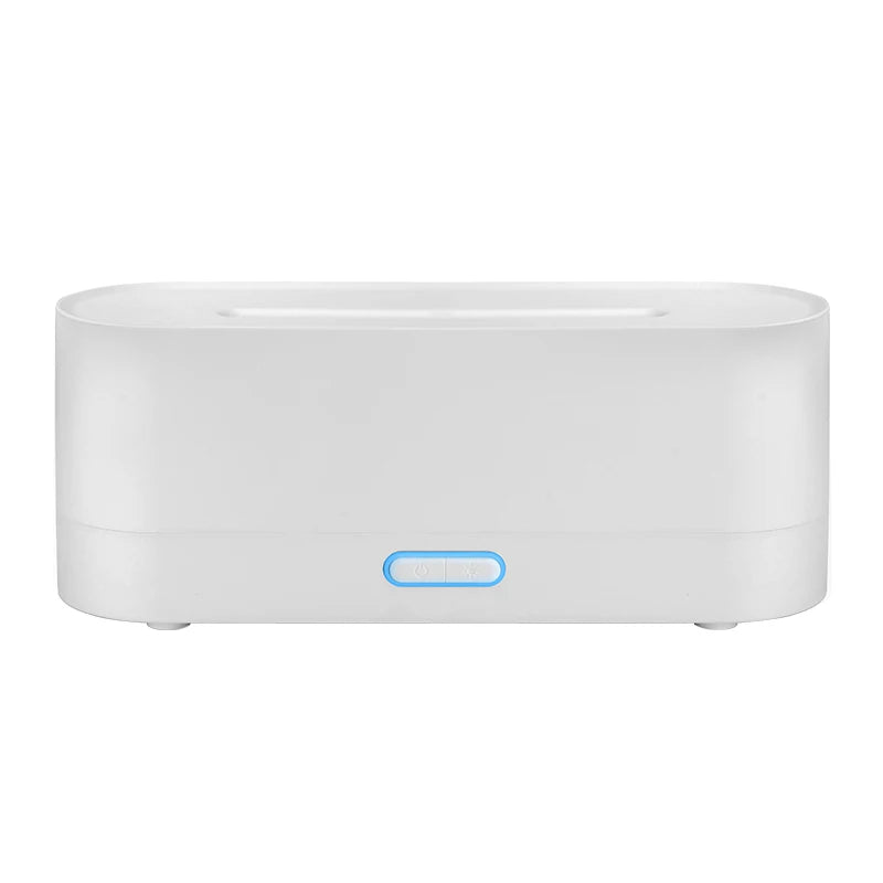 LumiFlame™ Aromatherapy Humidifier – Simulated Fire Light & Essential Oil Diffuser