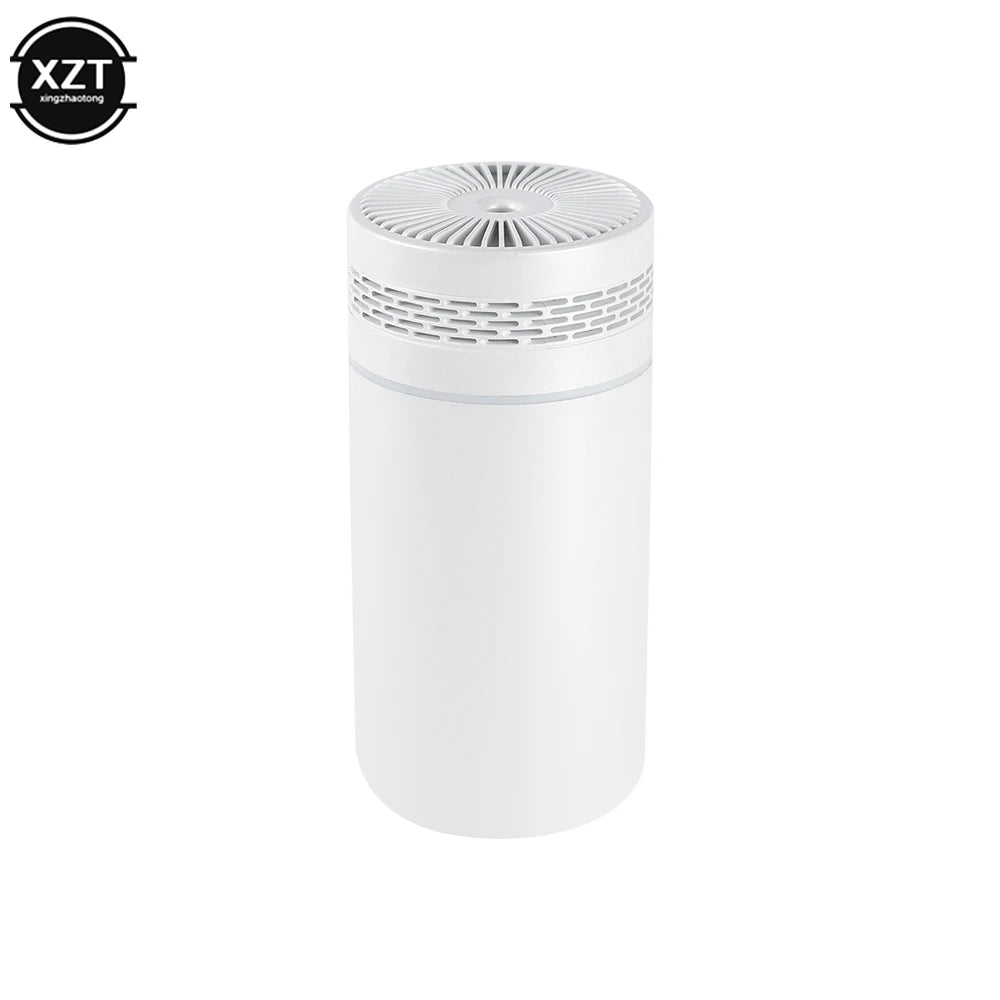320ML Mini Car Air Humidifier USB Ultrasonic Essential Oil Diffuser Smart Purifier Home Aroma Anion Mist Maker LED for Home Car