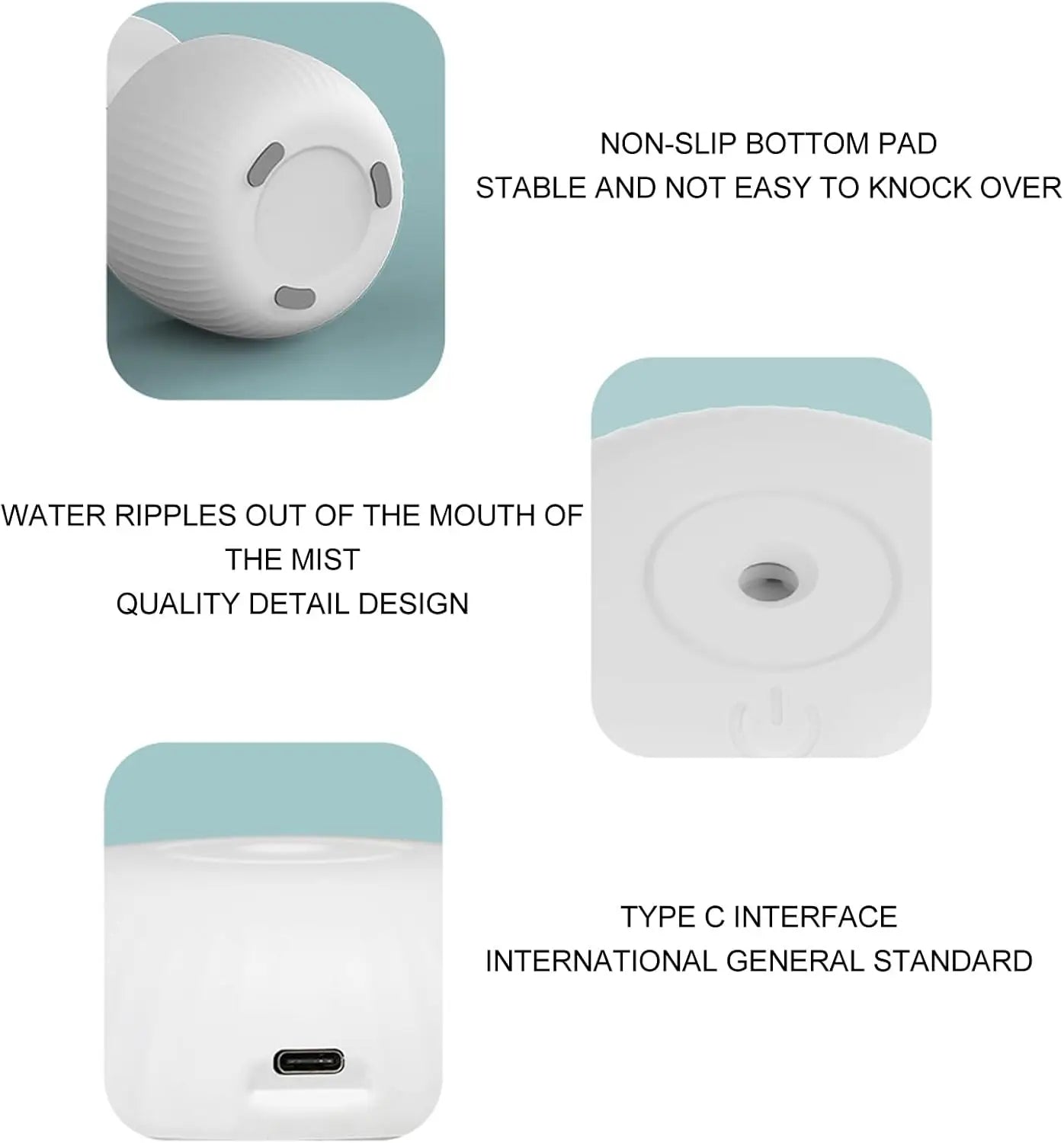 Aroma Diffuser Anti-gravity Water Droplet Reverse Flow Humidifier Essential Oil Mini Aroma Diffuser Lamp Ultrasonic Household