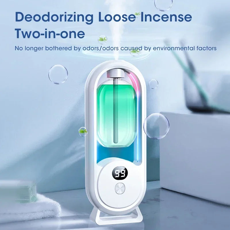 USB Smart Aromatherapy Machine Electric Air Freshener Purifier Essential Oil Perfume Diffuser  for Bedroom Living room Bathroom