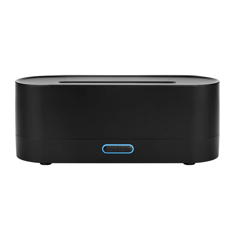 LumiFlame™ Aromatherapy Humidifier – Simulated Fire Light & Essential Oil Diffuser