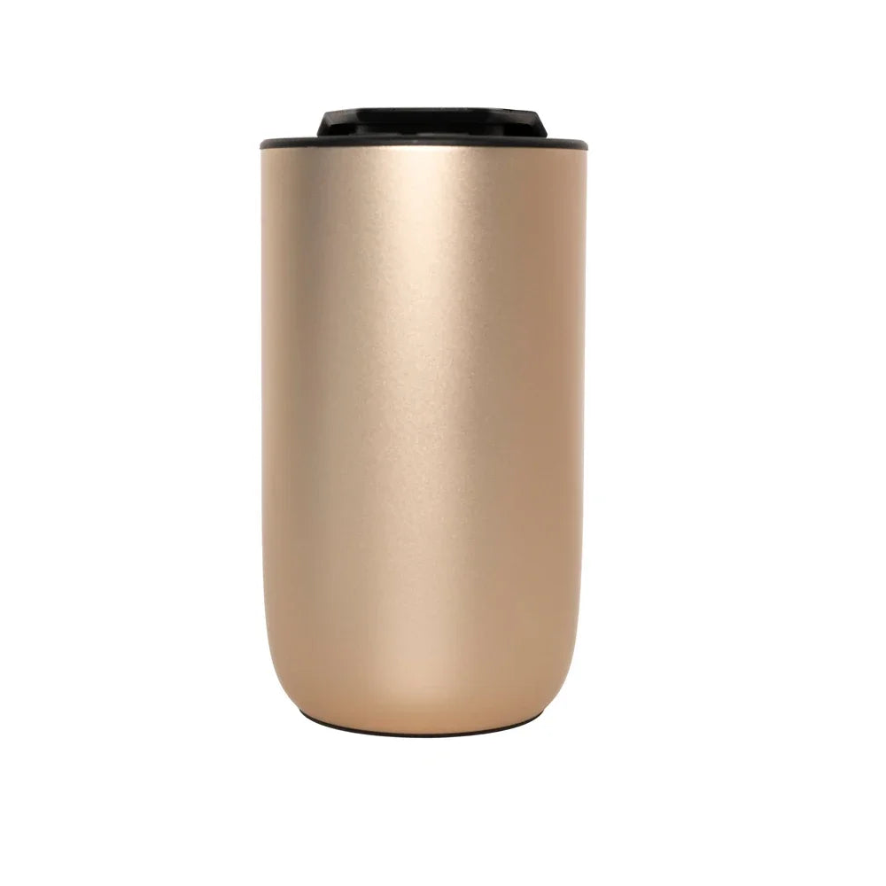 Portable Car Aroma Diffuser – USB Rechargeable Metal Essential Oil Diffuser for Car, Home & Office
