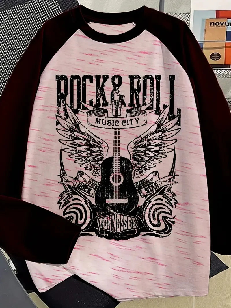 The new men's long-sleeved T-shirt for Spring and Autumn 2025 is casual fashionable and comfortable with 3D pattern printing