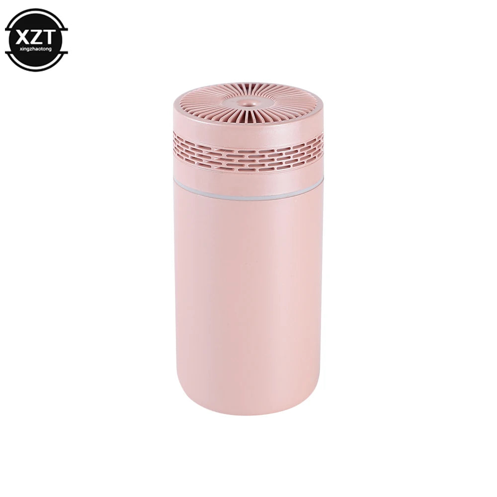 320ML Mini Car Air Humidifier USB Ultrasonic Essential Oil Diffuser Smart Purifier Home Aroma Anion Mist Maker LED for Home Car