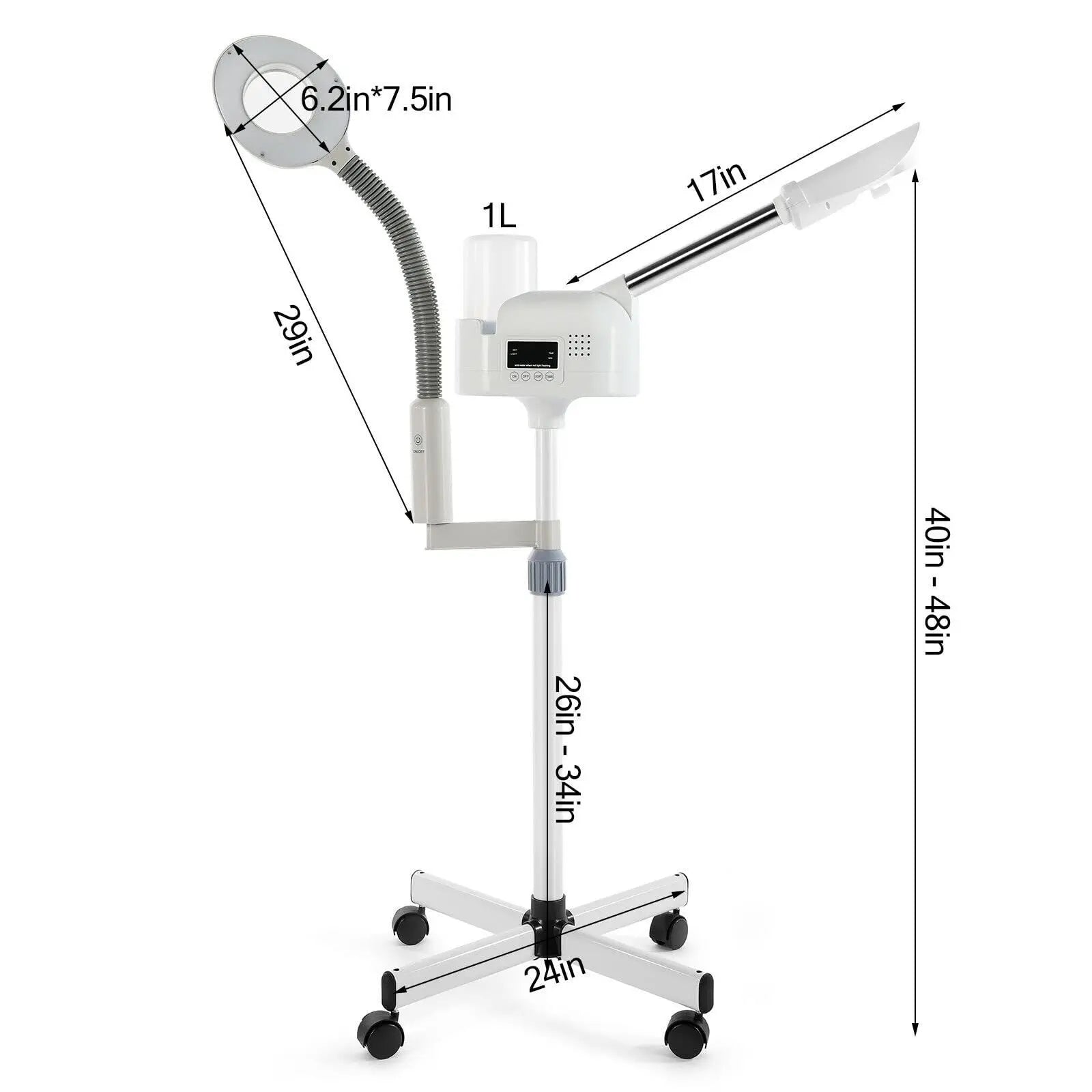 Kingsteam Professional Facial Steamer, Ozone Steamer, Esthetician Facial Steamer for Facial
