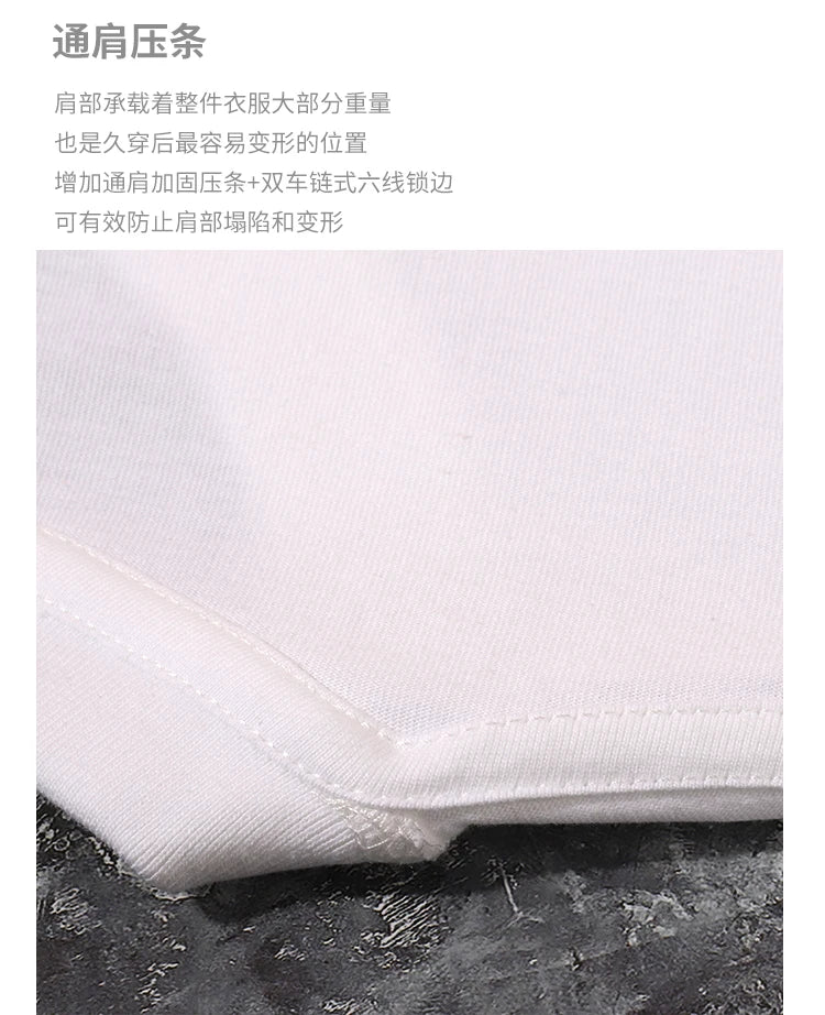 2025 new spring and autumn men's and women's fashionable casual pure cotton long-sleeved sweatshirts