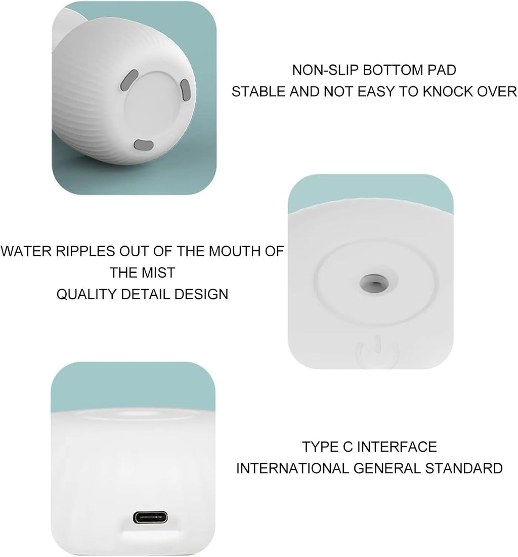 Aroma Diffuser Anti-gravity Water Droplet Reverse Flow Humidifier Essential Oil Mini Aroma Diffuser Lamp Ultrasonic Household